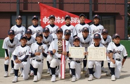 中津川市少年野球連盟　新緑大会　準優勝